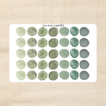 Biber Stickersheet - Moos