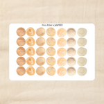 Biber Stickersheet - Beige