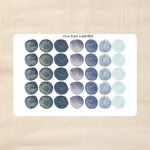 Biber Stickersheet - Dunkelblau