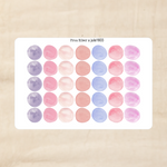 Biber Stickersheet - Zuckerwatte