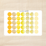 Biber Stickersheet - Sonne