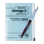 MARK´S - A6 Zipper Diary "Storage it" 2026 - Bleu