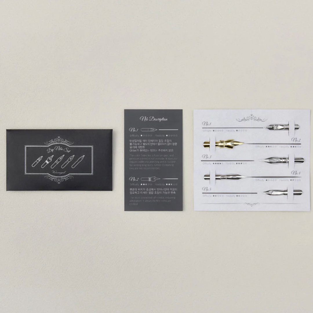 Wearingeul - Dip Nibs Set - 5 Stück