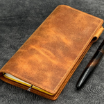 Galen Leather - Slim Hobonichi Weeks Planner Cover - C.H.Brown