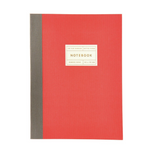 Rico - Paper Poetry - Notizbuch S Goldrand - neonrot