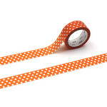 MT Tape - Washitape - dot deep orange