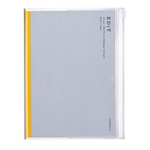MARK´S - Grid Notebook B6 EDIT with PVC Cover Clear