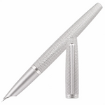 Diplomat - Füllhalter Viper silber guillochiert F/M