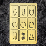 Galen Leather - Brass Paper Clip Set