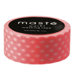 MASTE - Masking Tape - Neon Red Dot