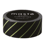 MASTE - Masking Tape - Black Stripe