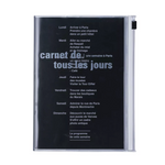MARK´S - B6 Zipper Notebook DAYS - Black