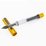 Monteverde USA® - MP1 Sammler-Füllfederhalter mit Lock-It-Kolbentechnologie in Honey Yellow + 15 ml Tinten-Set