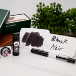 Monteverde USA® - MP1 Sammler-Füllfederhalter mit Lock-It-Kolbentechnologie in Schwarz + 15 ml Tinten-Set