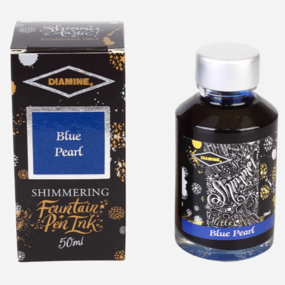 Diamine Blue Pearl - 50 ml - Shimmering