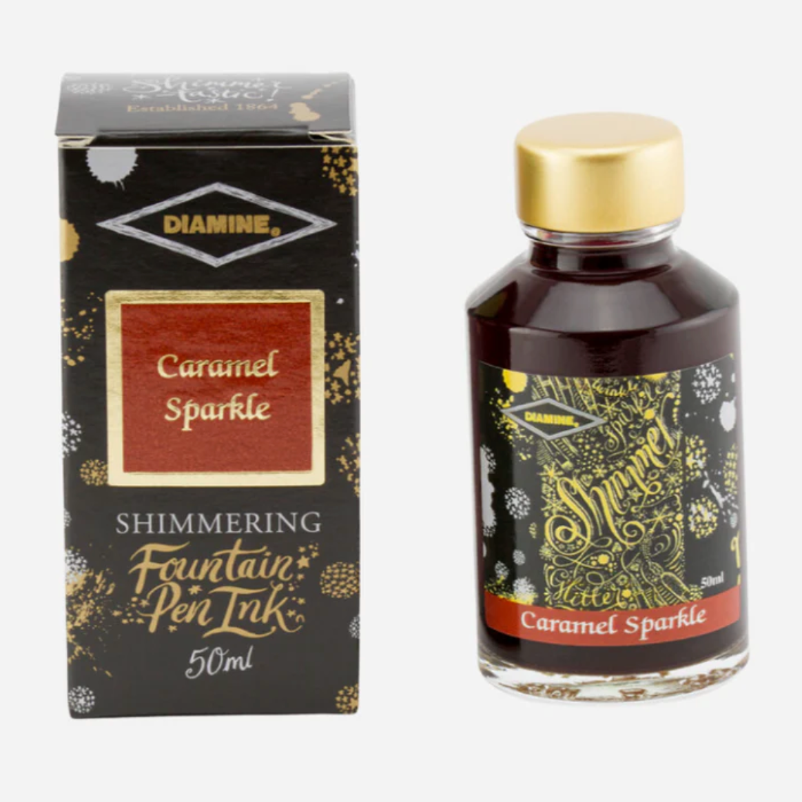 Diamine Caramel Sparkle - 50 ml - Shimmering