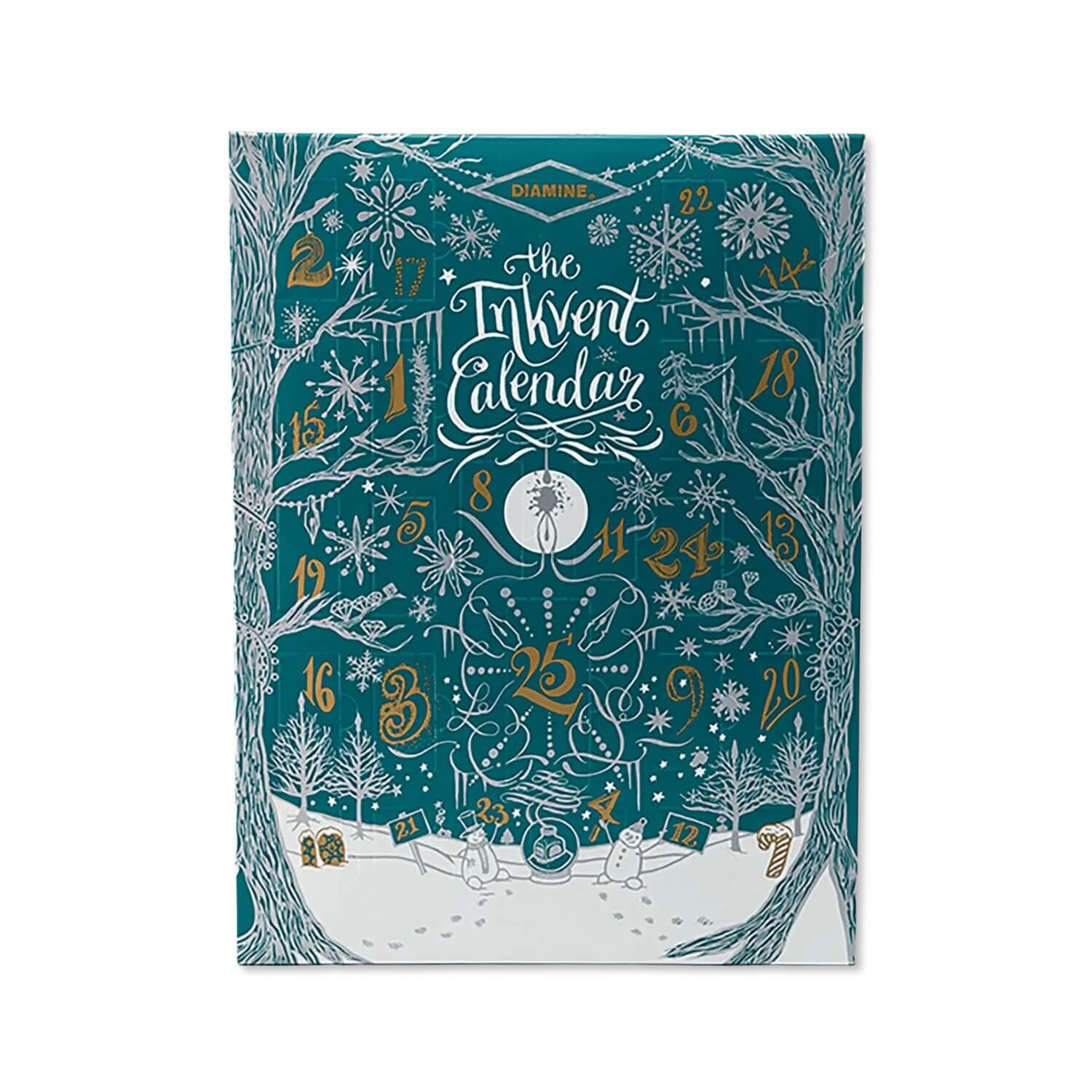 Diamine - Adventskalender Tintengläser TEAL EDITION 2025 Limitierte Edition