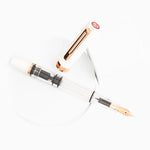 TWSBI - ECO White with Rose Gold Fountain Pen - M/F