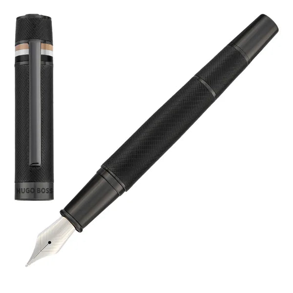 Hugo Boss - Füllfederhalter Core Iconic Black
