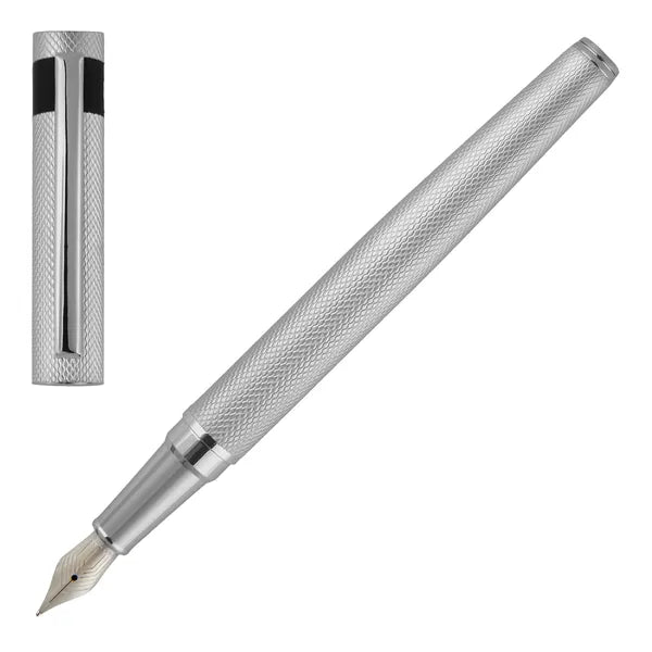 Hugo Boss - Füllfederhalter Loop Diamond Chrome