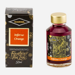 Diamine Inferno Orange - 50 ml - Shimmering