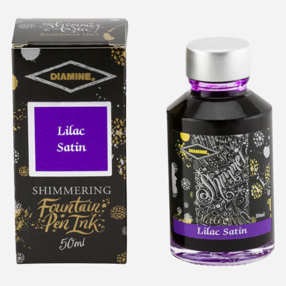 Diamine Lilac Satin - 50 ml - Shimmering