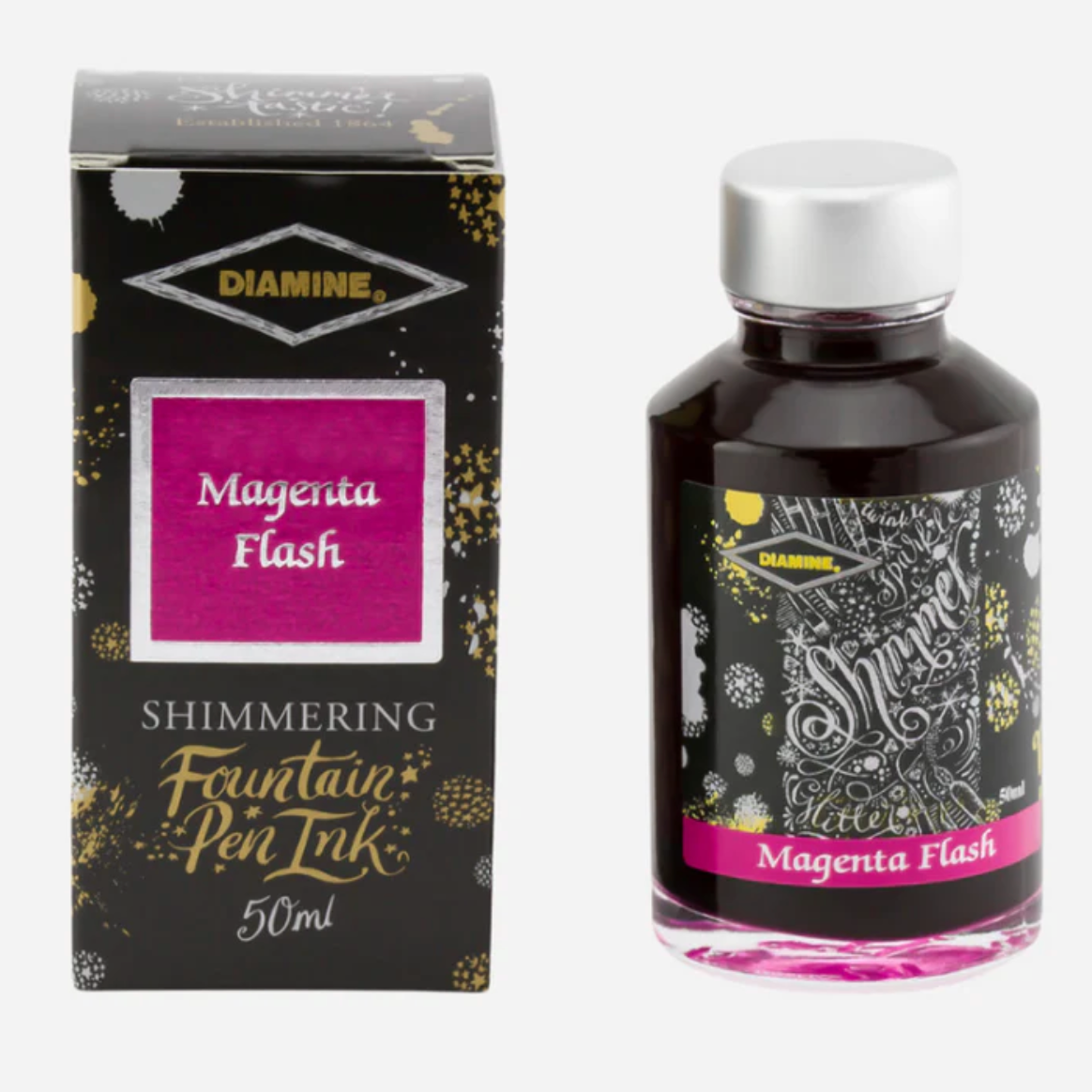 Diamine Magenta Flash - 50 ml - Shimmering