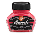 Octopus - Barock Fluoreszierende Tinte für Füller und Schreibfedern - Neon Pink - 30 ml