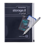MARK´S - A5 Zipper Notebook "Storage it" - Black