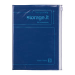 MARK´S - A5 Zipper Notebook "Storage it" - Navy