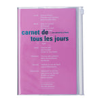 MARK´S - B6 Zipper Notebook DAYS - Vivid Pink