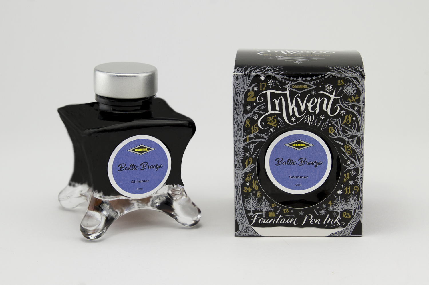 Diamine BLACK Inkvender - Baltic Breeze - 50 ml - Shimmer
