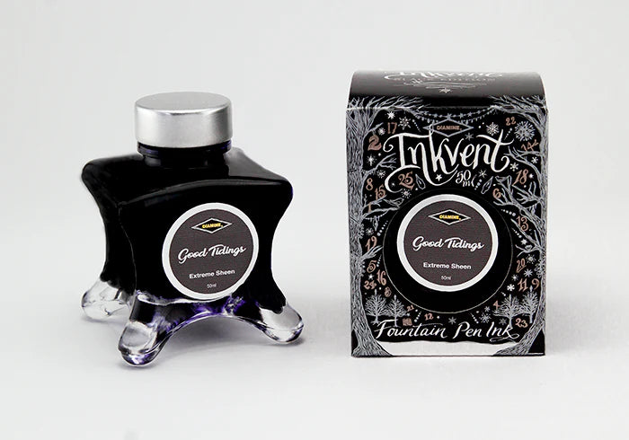 Diamine BLACK Inkvender - Good Tidings - 50 ml - Extreme Sheen