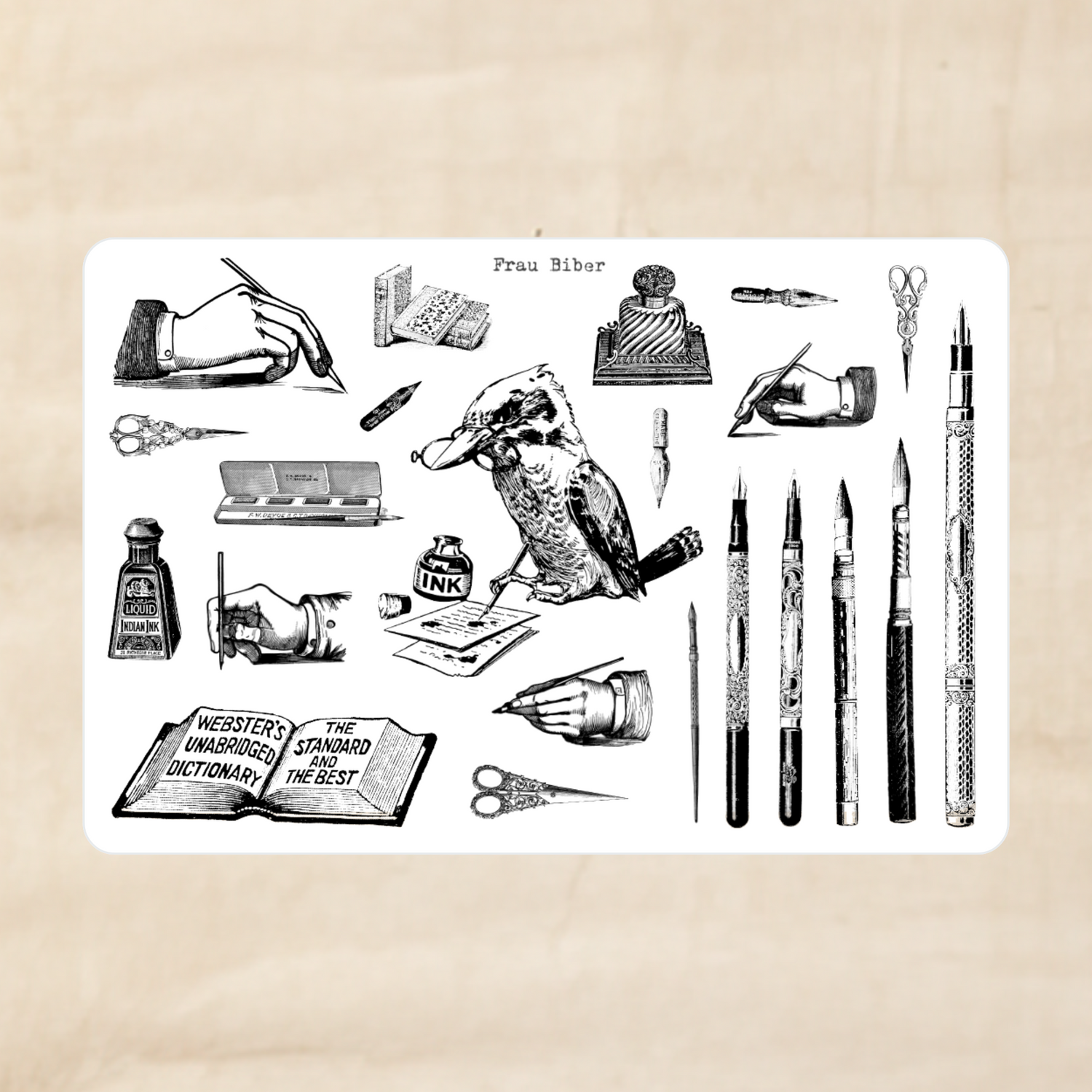 Biber Stickersheet - Schreibwaren