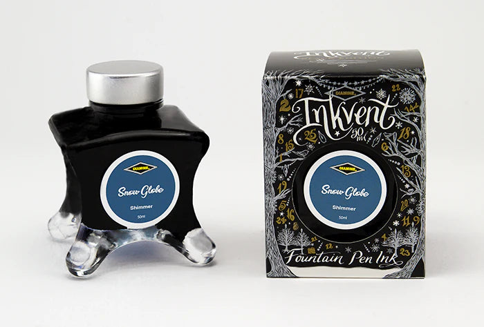 Diamine BLACK Inkvender - Snow Globe - 50 ml - Shimmer