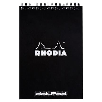Rhodia - Spiralblock DotPad No.16 A5 - schwarz