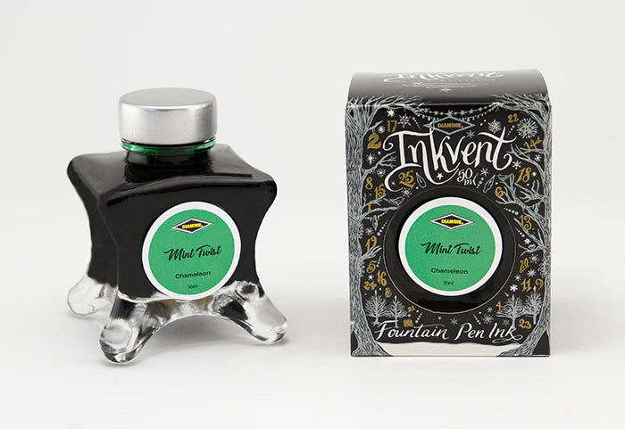 Diamine BLACK Inkvender - Mint Twist - 50 ml - Chameleon