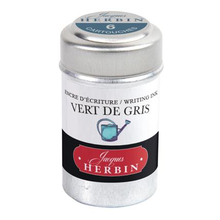 J.Herbin - Tinte Vert de Gris - Tintenpatronen