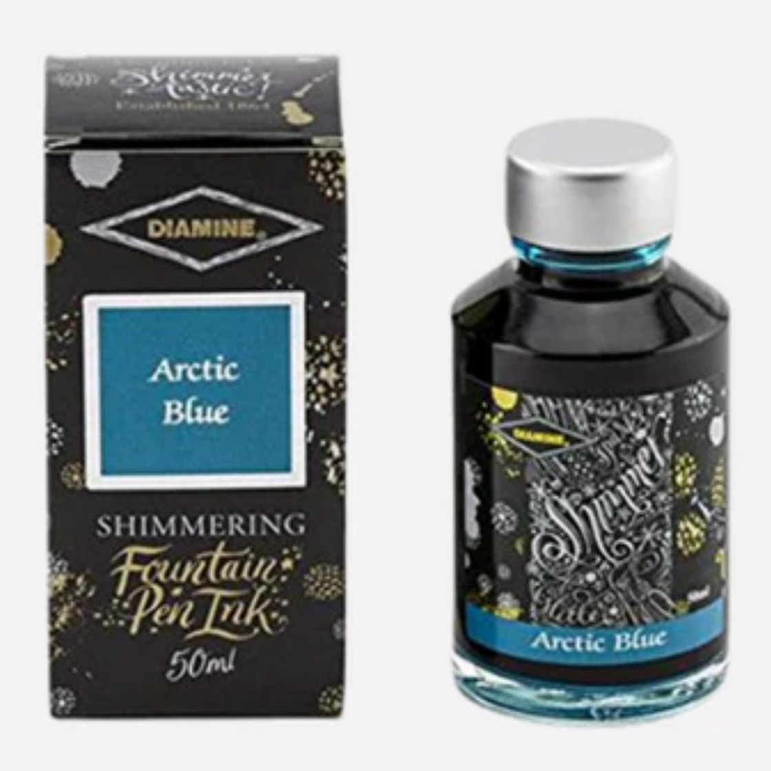 Diamine Arctic Blue - 50 ml - Shimmering