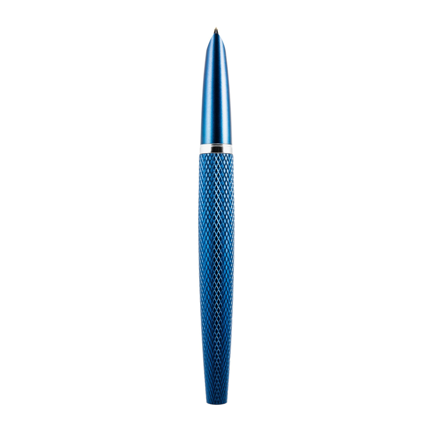Diplomat - Füllhalter Viper blau guillochiert F/M