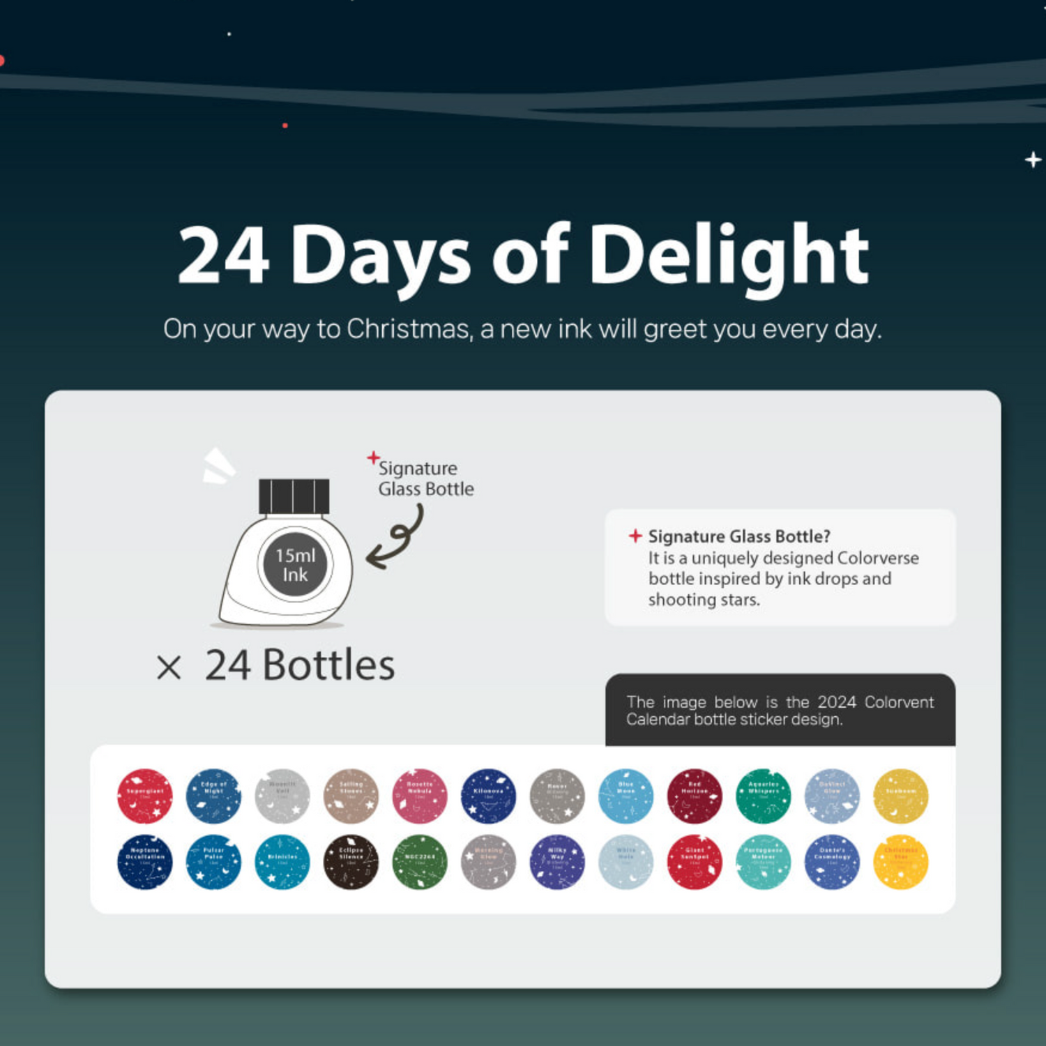 Colorverse - COLORVENT CALENDAR  2025 Limited Edition