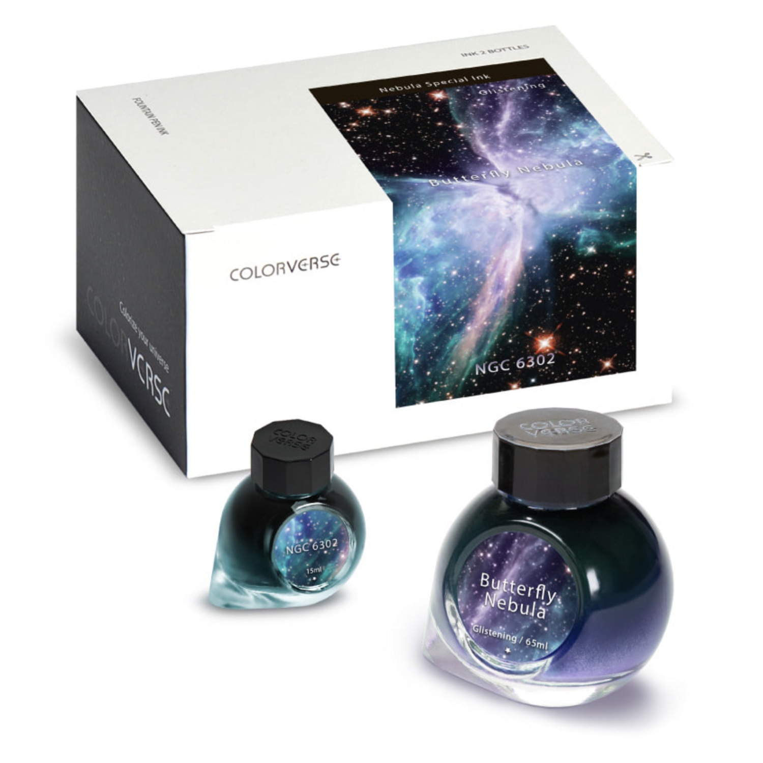 Colorverse - Set Butterfly Nebula & NGC 6302 - 65 ml + 15 ml - Shimmering
