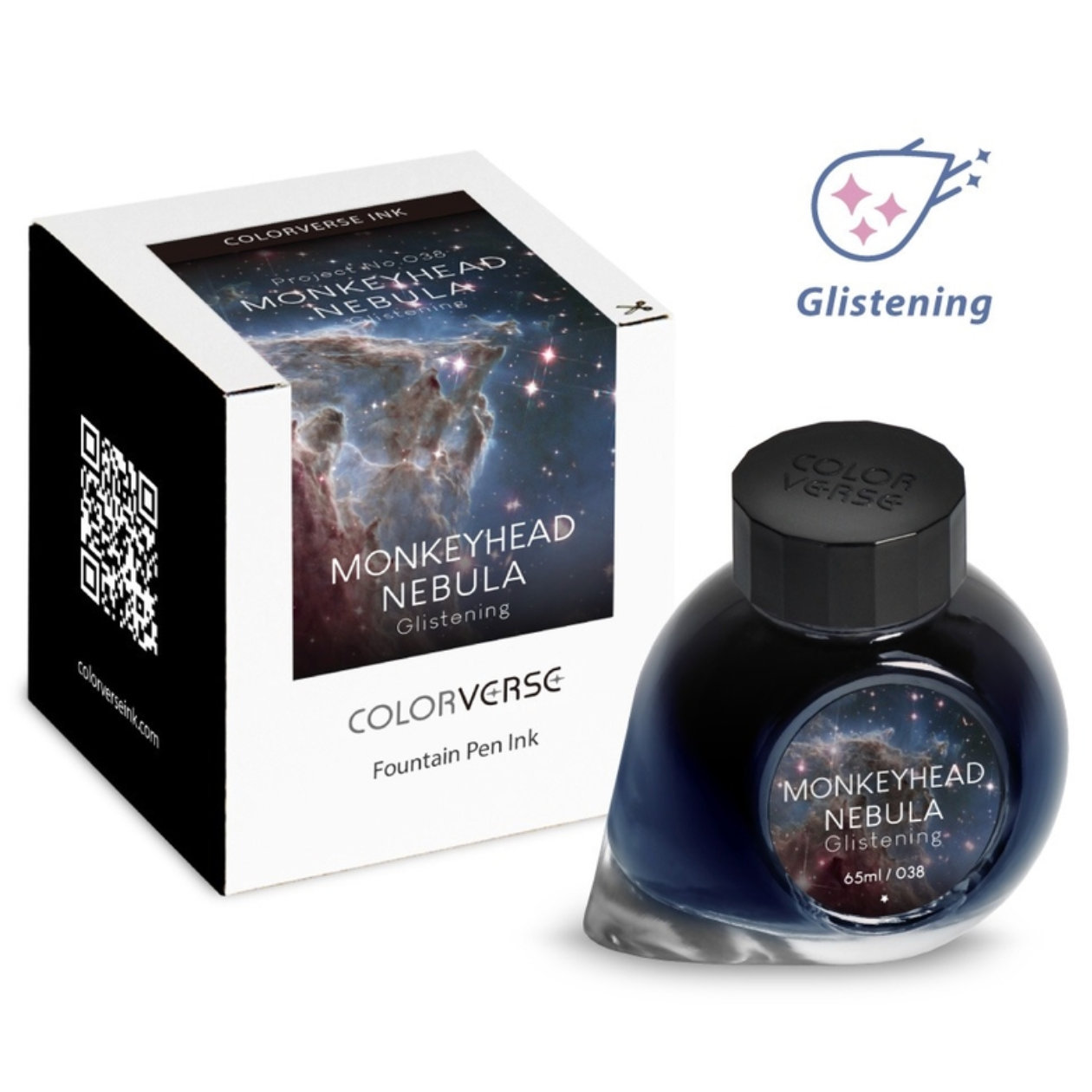 Colorverse - No. 038 Monkeyhead Nebula Glistening - 65 ml - Shimmering
