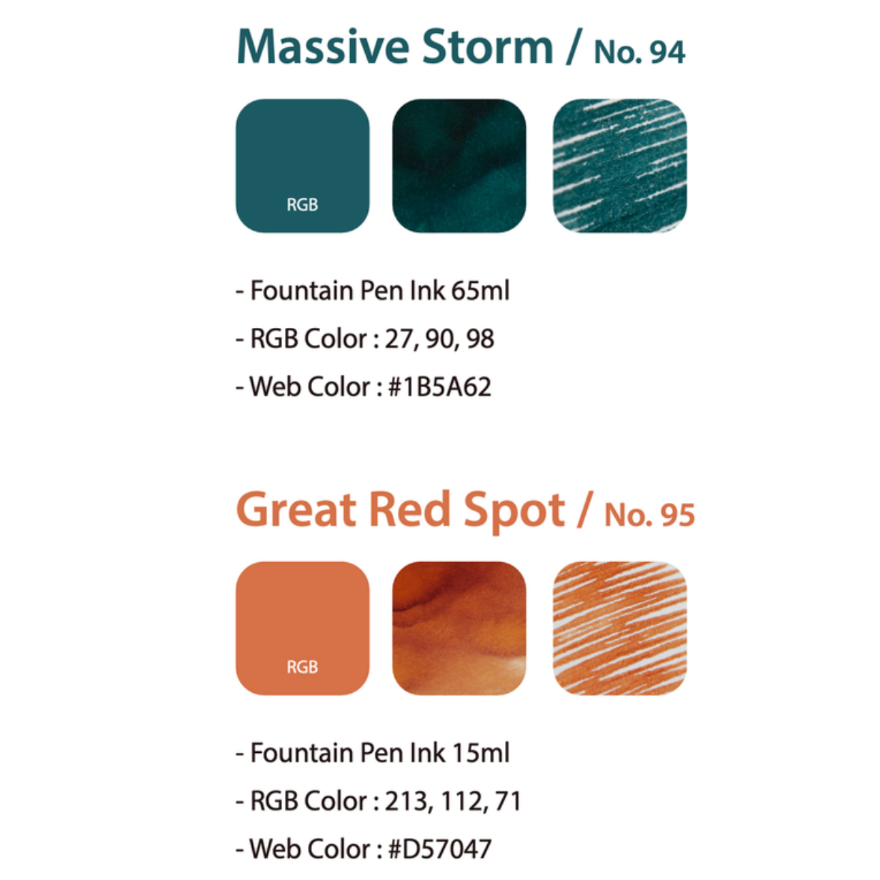 Colorverse - Set No.94/95 Massive Storm & Great Red Sport - 65 ml + 15 ml