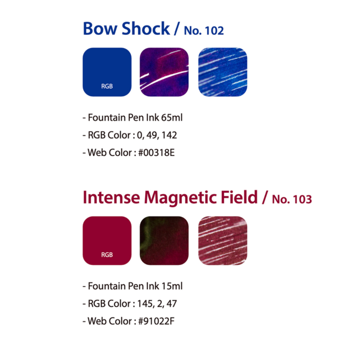 Colorverse - Set No. 104/105 Bow Shock & Intense Magnetic Field - 65 ml + 15 ml