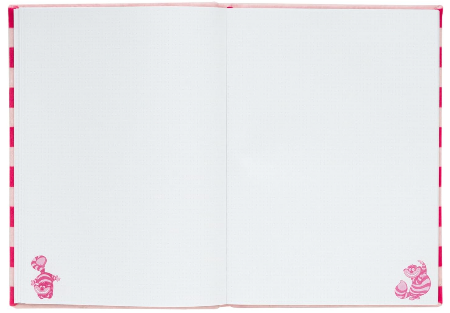 Erik - ALICE IM WUNDERLAND - Premium-Notizbuch KATZE CHESHIRE - Plüsch Einband - A5