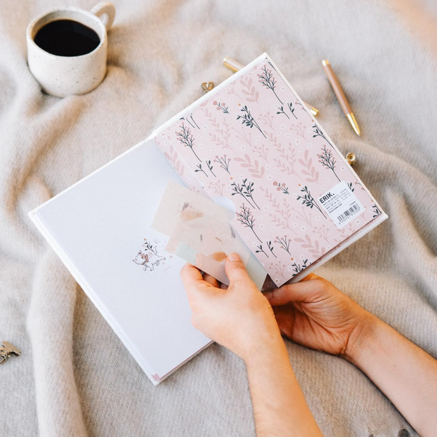 Erik - DISNEY ARISTOCATS - Premium-Notizbuch BONJOUR MARIE - Plüsch Einband - A5