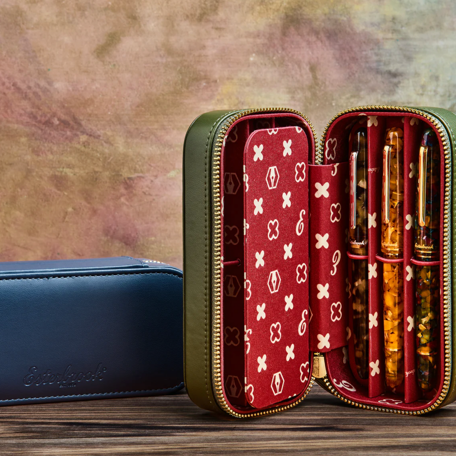 Esterbrook - Pen Nooks - Six Pen - Moss Green