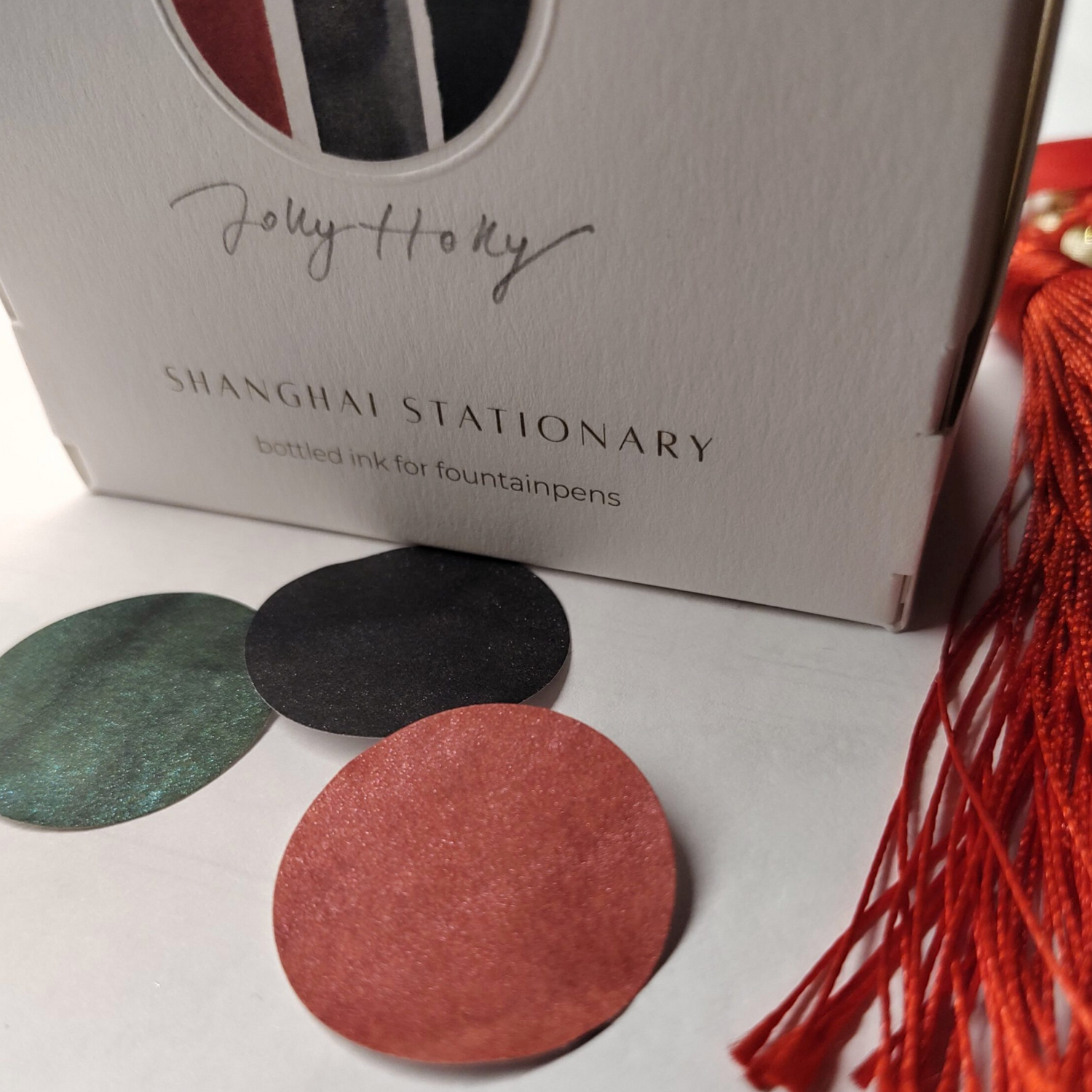 Shanghai Stationary - Tintenset Jolly Holly - Shimmer