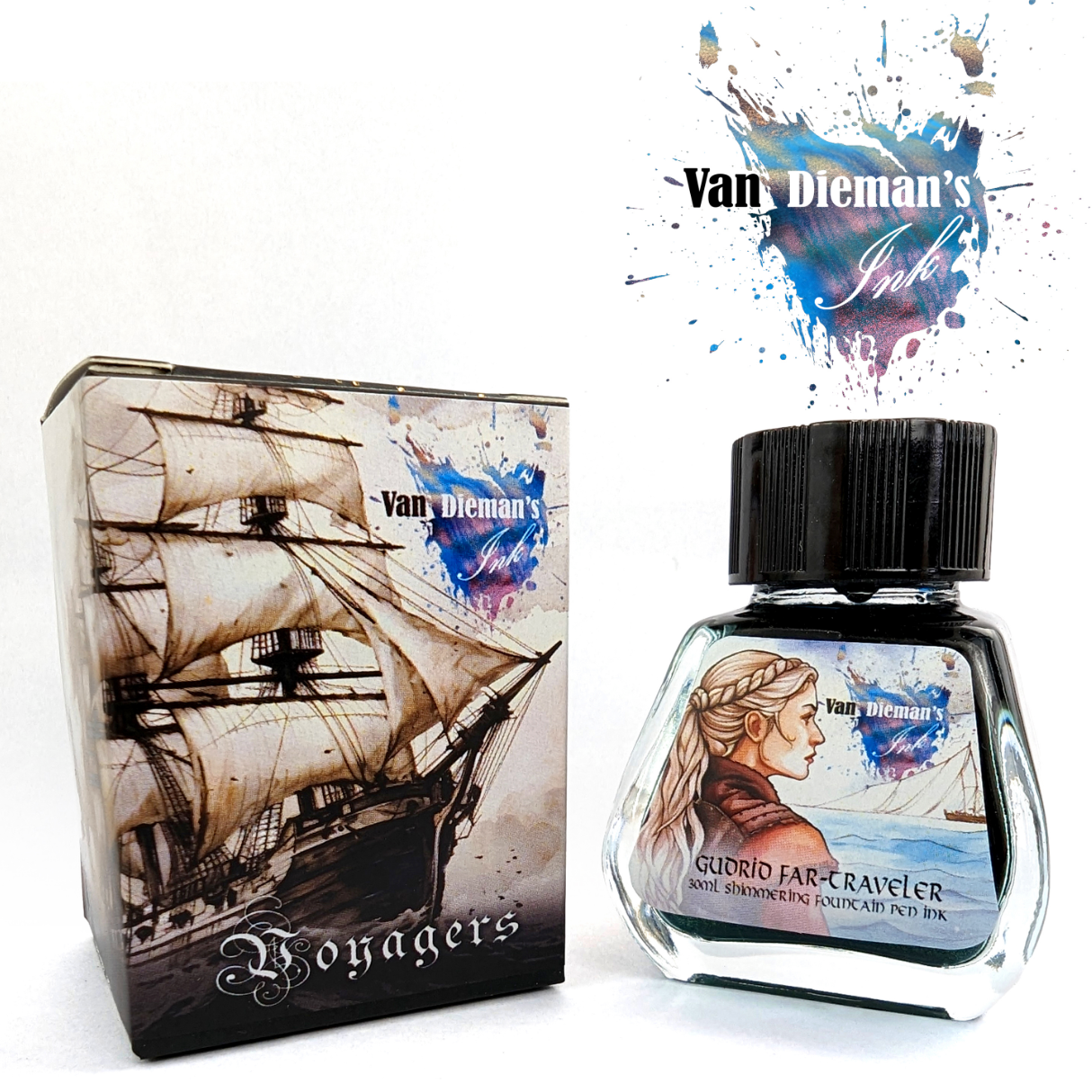 Van Diemans Ink - Voyagers - Gudrid Far Traveler Shimmering - 30 ml